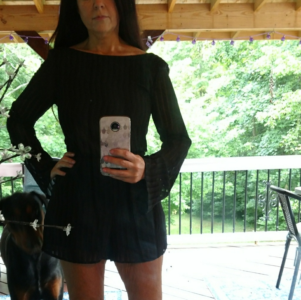 Classy black romper